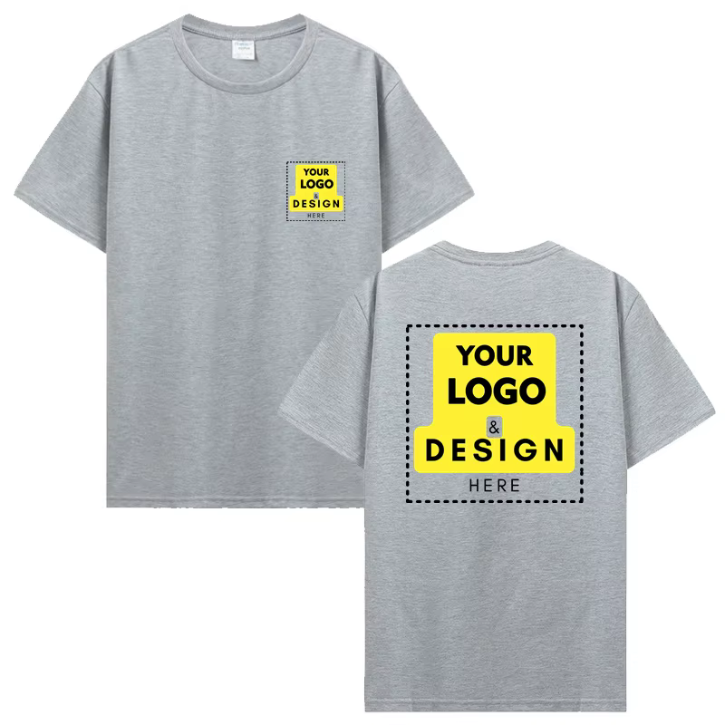 Votre conception ici t-shirts coton T-Shirt personnalisé faire