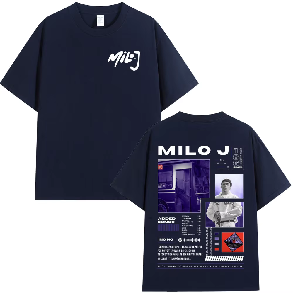 Rappeur Milo J 166 Album T-shirt hommes femmes mode Hip Hop