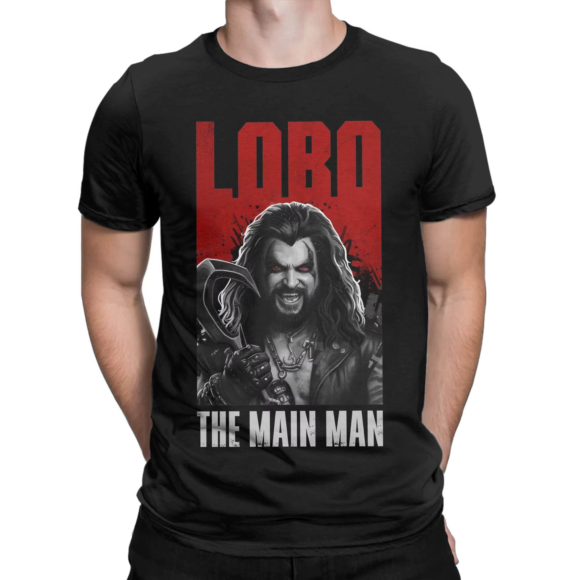 T-Shirts pour hommes Lobo Supergirls Movie Novelty