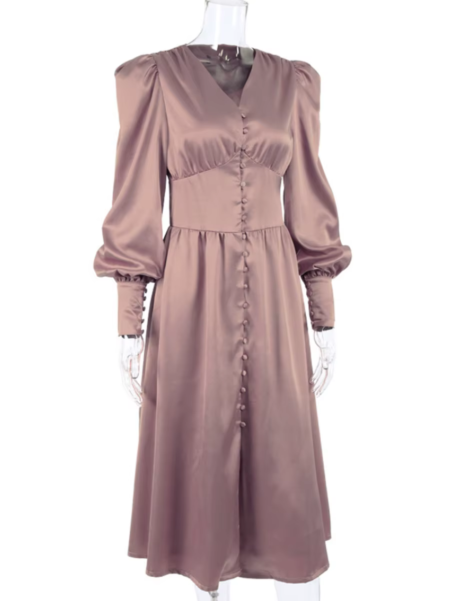Robe de soirée élégante en satin