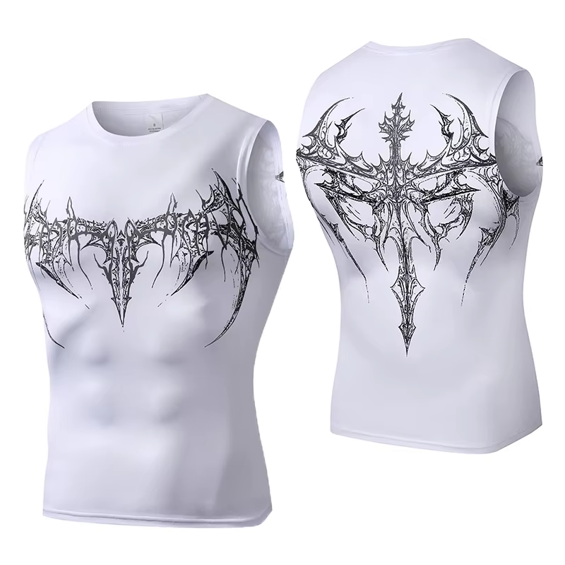 Débardeur Homme Sans Manches Séchage Rapide Fitness Musculation T-shirt Gilet de Basketball Tendance Été Gym