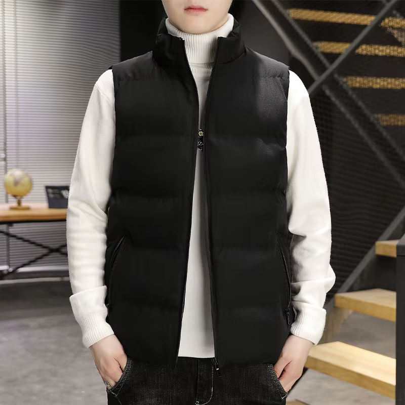 Gilet rembourré doux pour hommes