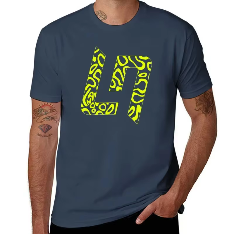 Lando Norris pilote de course T-shirt de luxe designer vêtements amusants