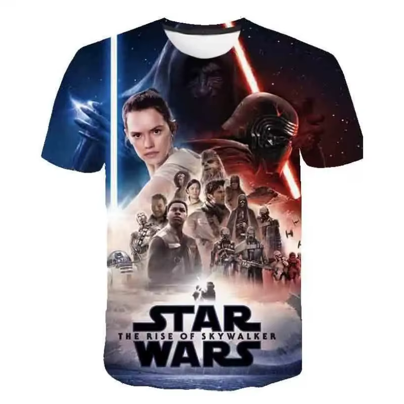T-shirt imprimé 3D Star Wars pour homme