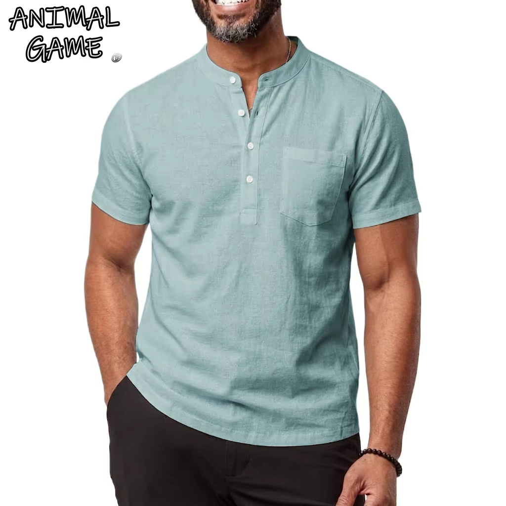 Nouvelle Chemise à Manches Courtes pour Homme