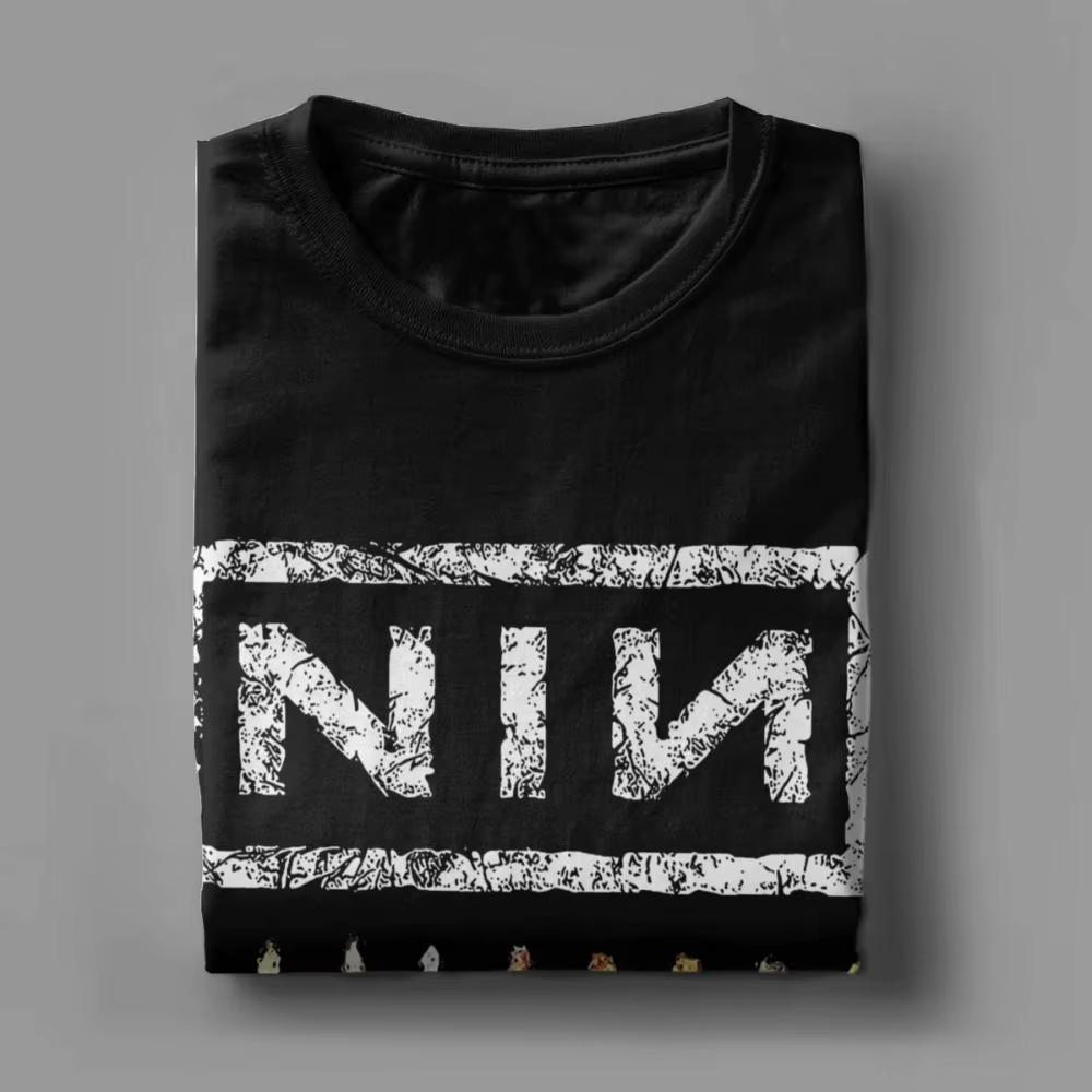 Nine Inch Nails NIN T-shirts imprimés pour hommes et femmes