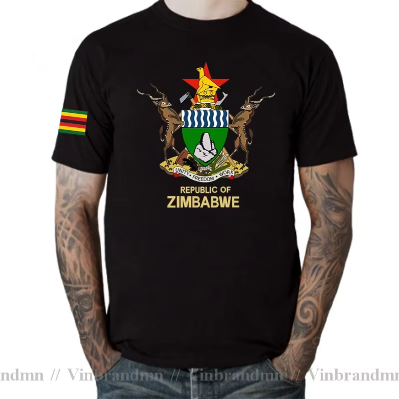 Zimbabwe hommes T-shirt classique Jersey Nation équipe