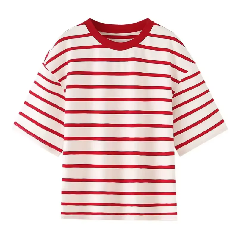 T-shirts pour femmes été 2025 Y2k Streetwear mode filles t-shirt à manches courtes col rond