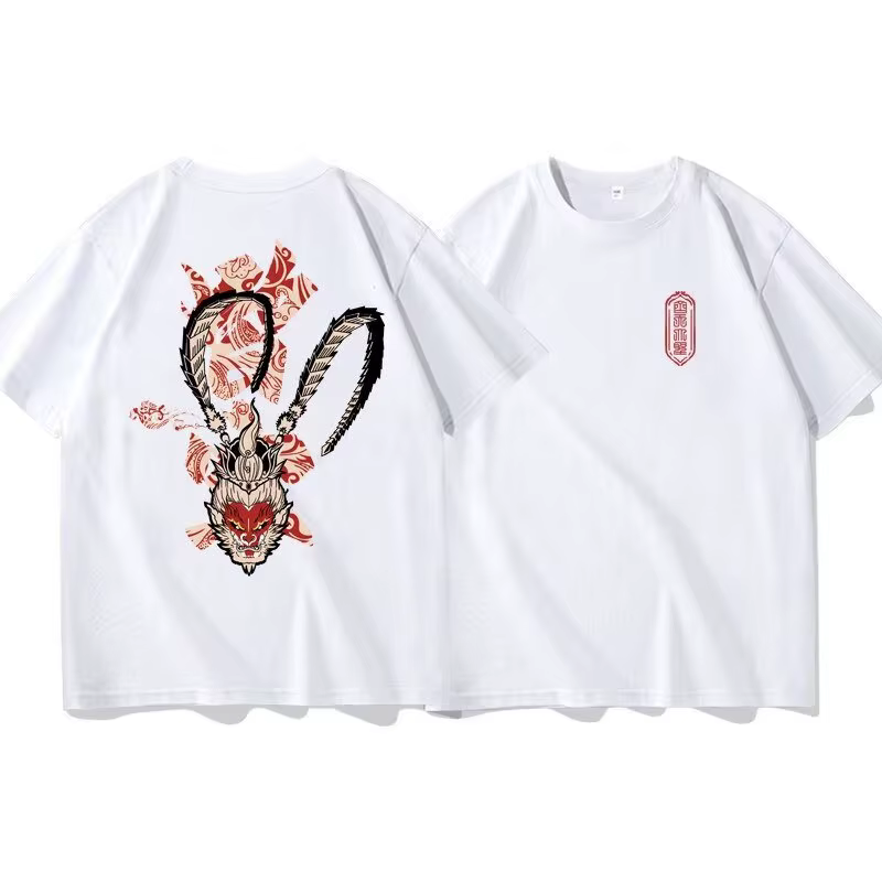 T-shirts d'été imprimés avec graphiques de singe pour hommes