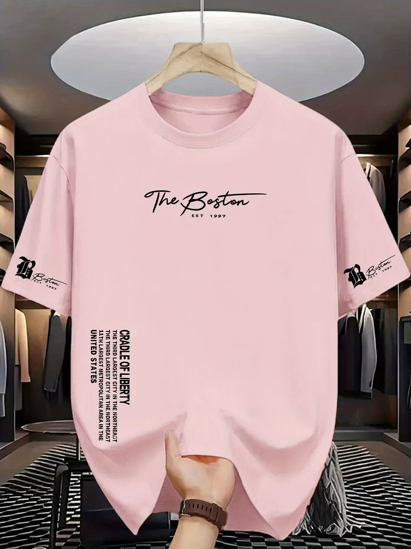 T-shirt The Boston CRADLE OF LIBERTY pour hommes et femmes