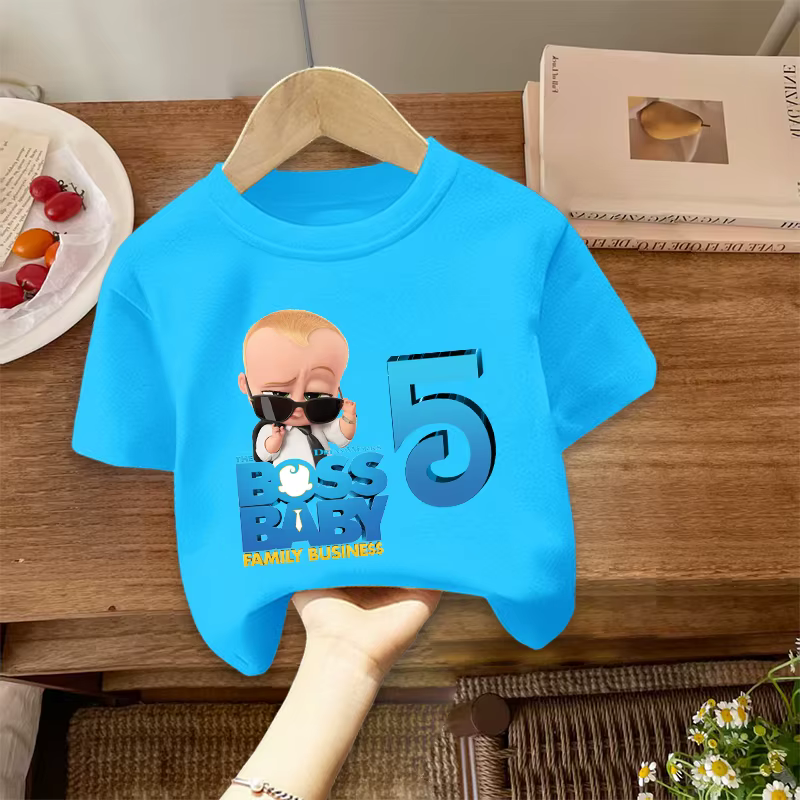 T-shirt mignon Baby Boss pour garçons