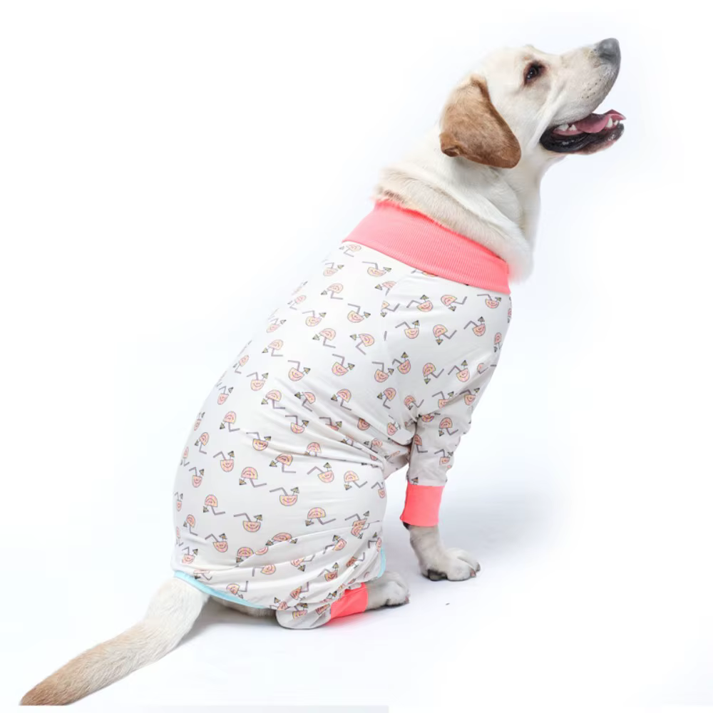 Pyjama pour chien avec couverture complète du ventre