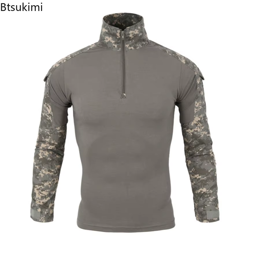 T-shirts de randonnée tactiques en plein air pour hommes