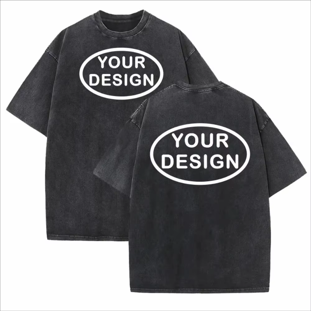 T-shirt personnalisé avec logo Hip-hop Street Team pour homme