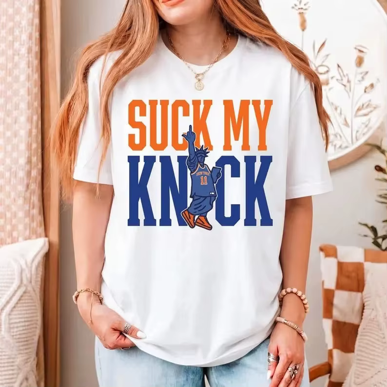 T-shirt unisexe Suck My Knick Creativity Jersey 2026 Nouveau 100% coton