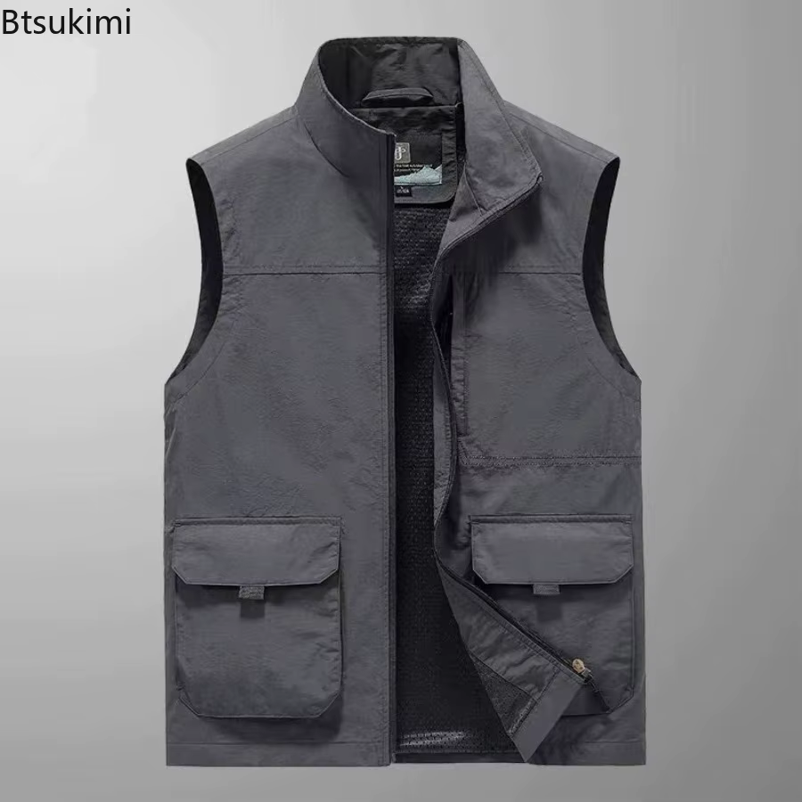Gilet sans manches en velours Double face pour homme