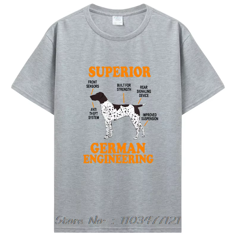 Allemand Shorthair pointeur drôle chien t-shirts été graphique coton Streetwear à manches courtes cadeaux d'anniversaire T-shirt hommes vêtements