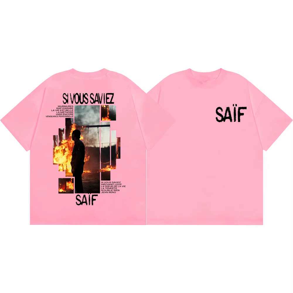 T-shirt tendance hip-hop pour hommes et femmes