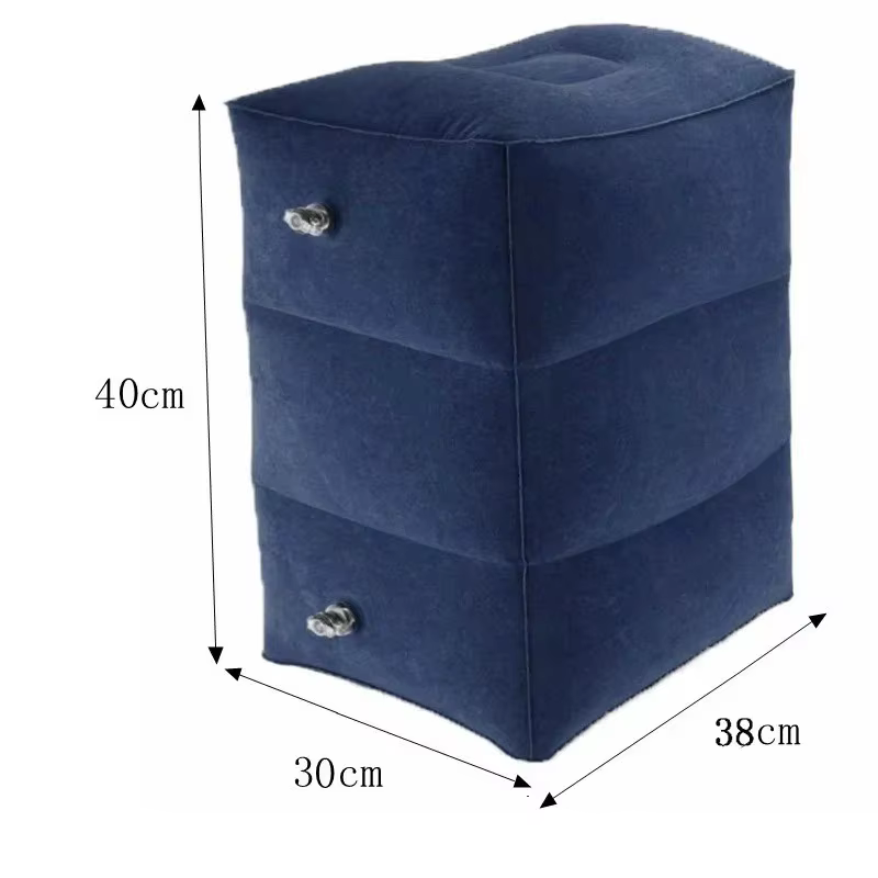 Repose-pieds gonflable pour enfants, coussin de repos pour avion, voiture, bus, coussin de voyage, repose-pieds