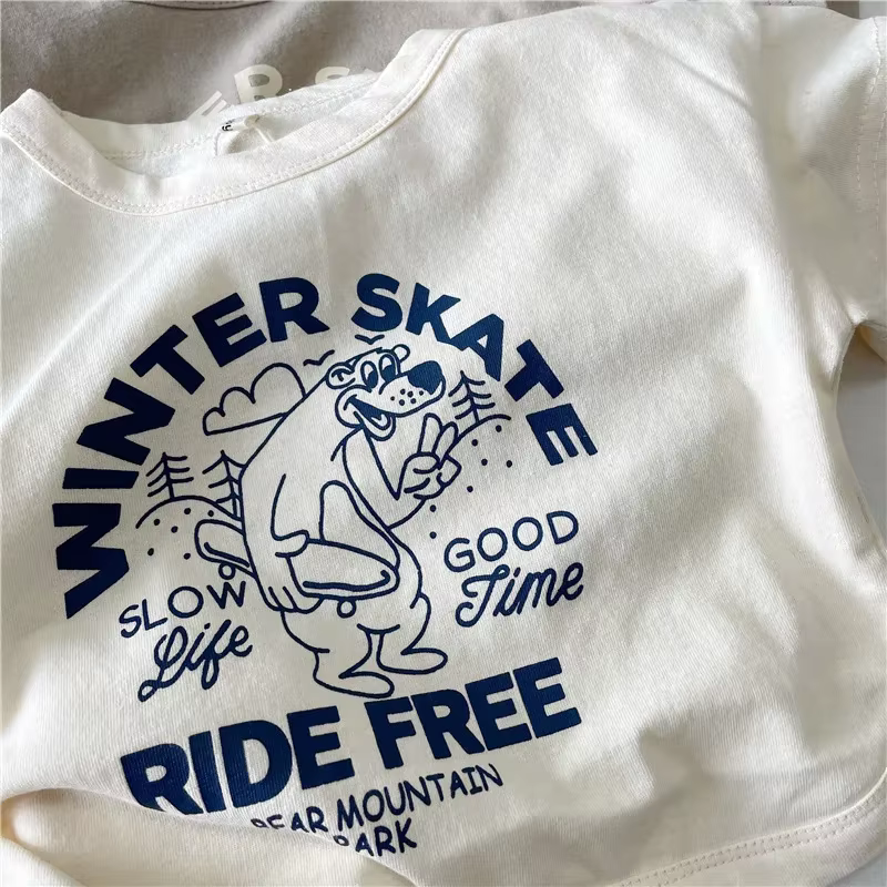 INS – t-shirt à manches courtes pour bébés garçons