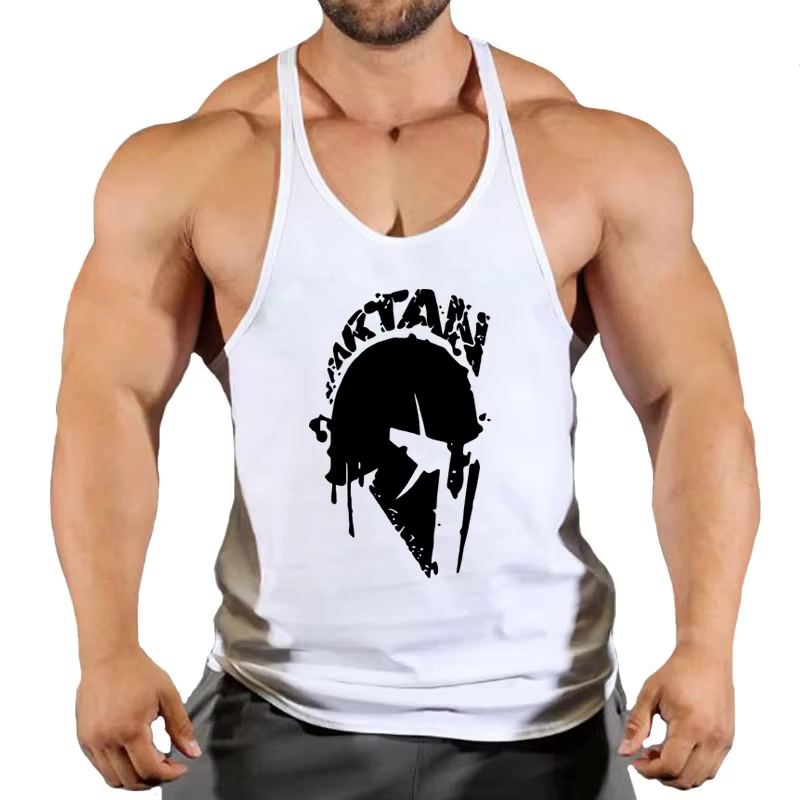 Gym homme entraînement musculation chemise hommes Singlets Stringer maillot de corps gilets débardeur gilet