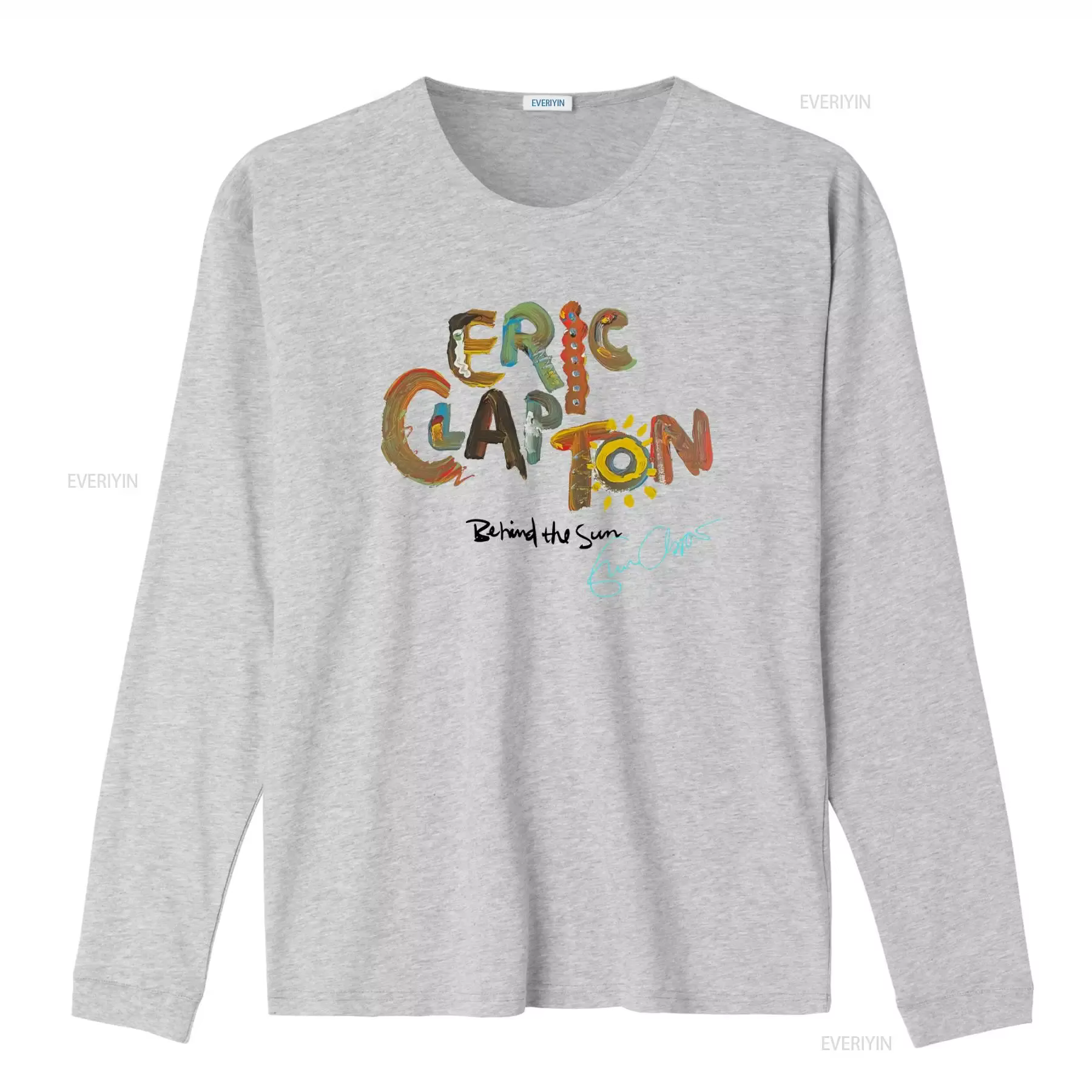T-shirt Eric Clapton Signature Behind The Sun disponible dans toutes les tailles S 5XL vintage lavé élégant unisexe polyvalent décontracté