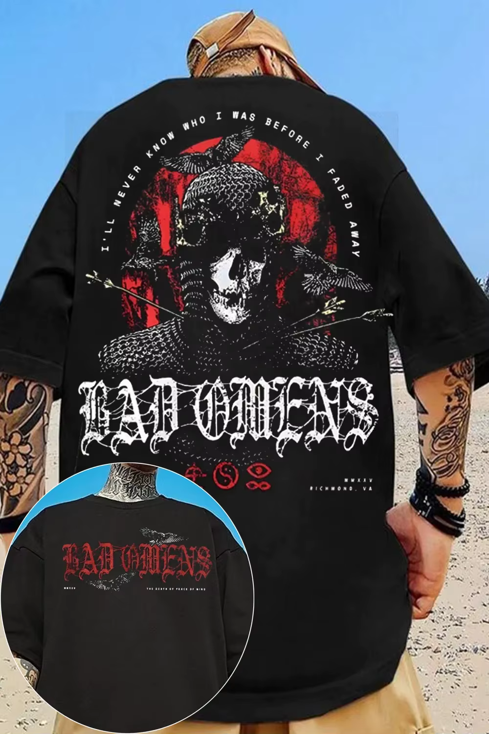 Bad Omens Band – t-shirts en coton pour hommes et femmes