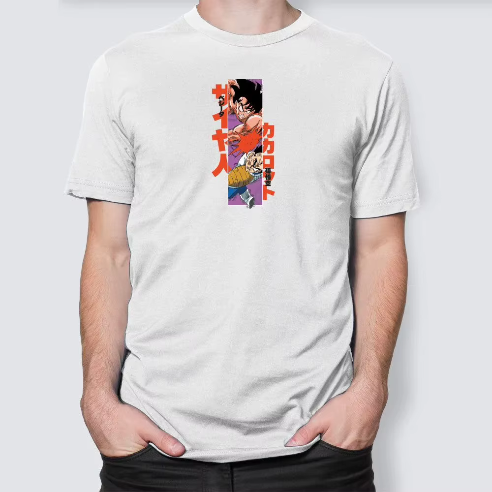 T-shirt Dragon Ball Son Goku imprimé anime japonais