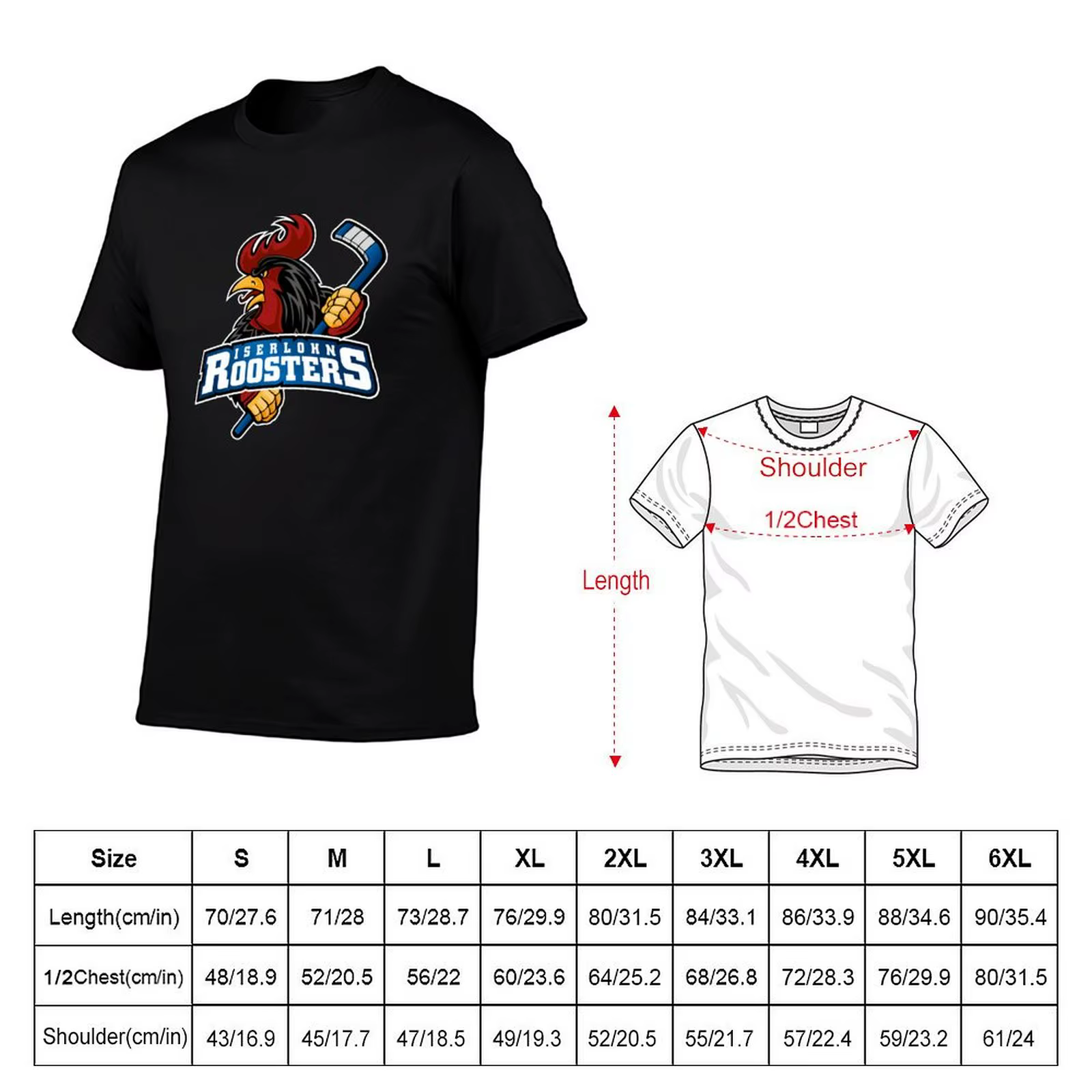 T-shirt de l'équipe de hockey Iserlohn Roosters
