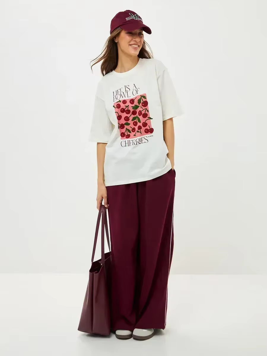 T-shirt imprimé pour femmes