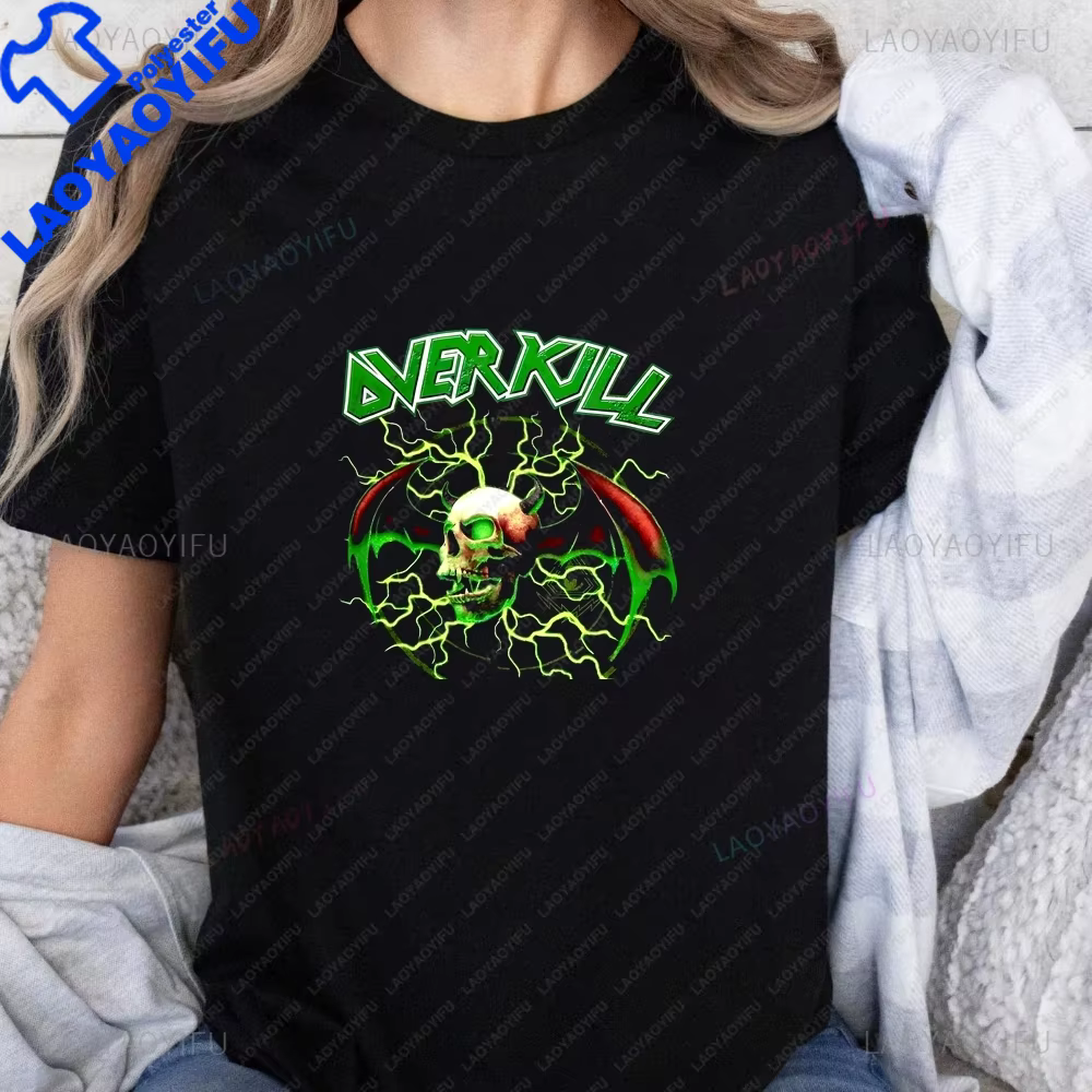T-shirt imprimé Overkill Band