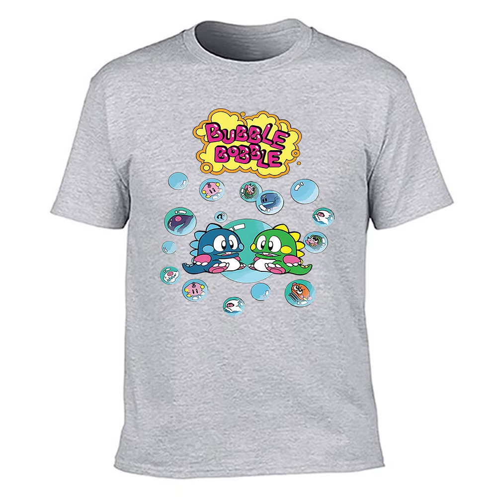 T-shirt graphique Bubble Bobble 100 % coton pour homme