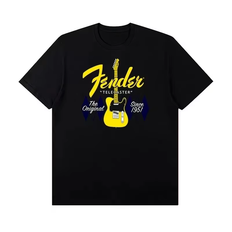 Nouveau T-shirt à manches courtes Fenda Jimi Hendrix pour hommes et femmes