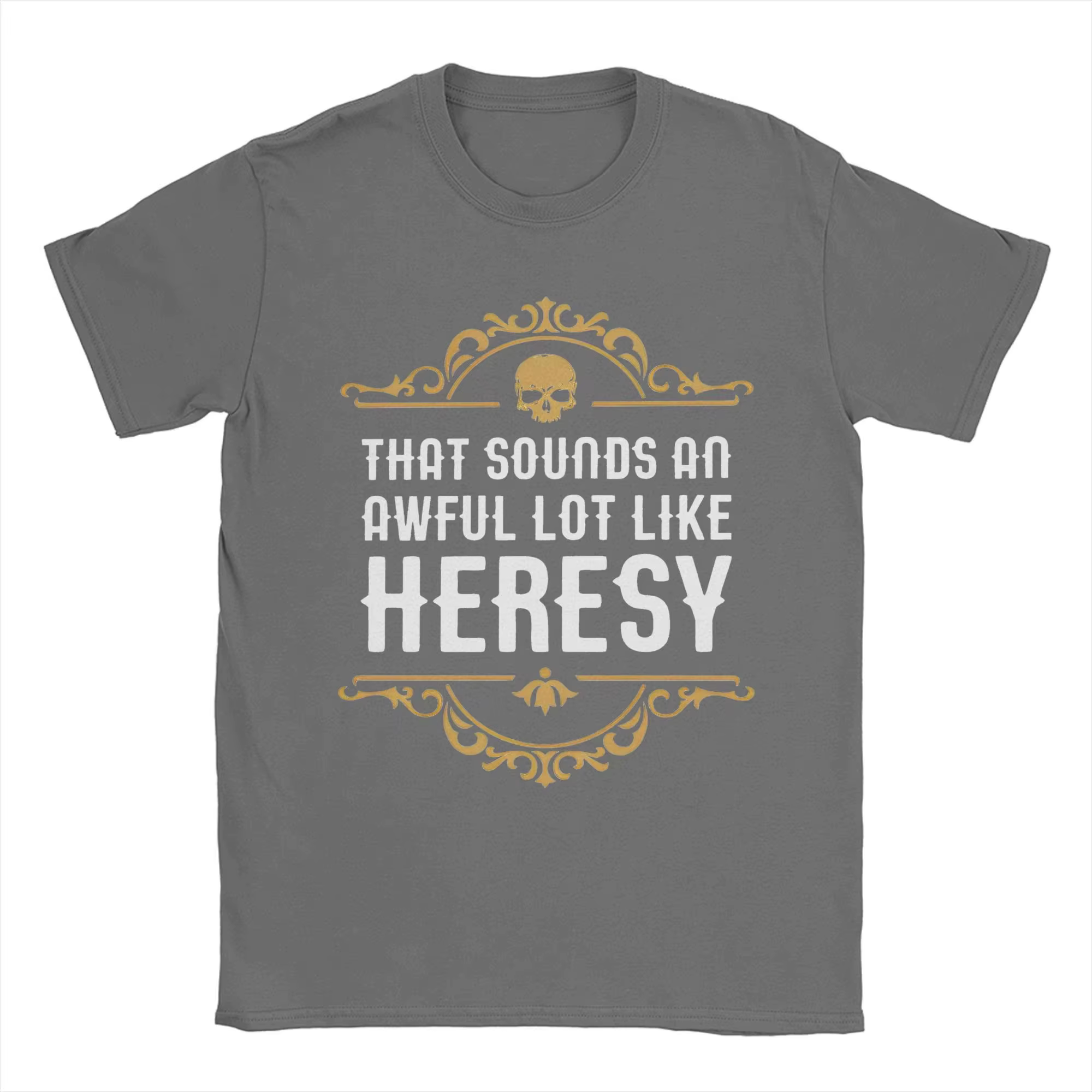Vintage Heresy drôle Wargaming w-wahammer 40k T-Shirts femmes col rond coton