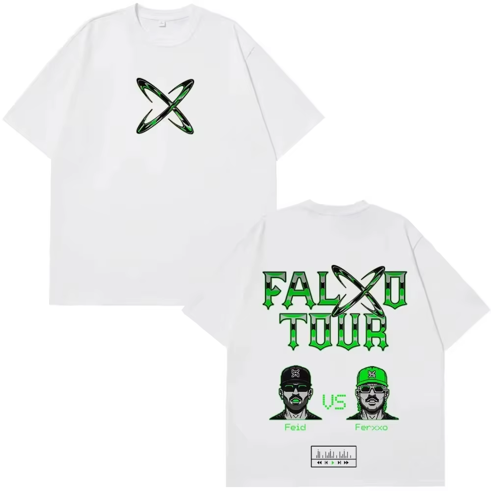 T-shirts imprimés Rapper Feid Ferxxo Tour 2026 pour hommes et femmes