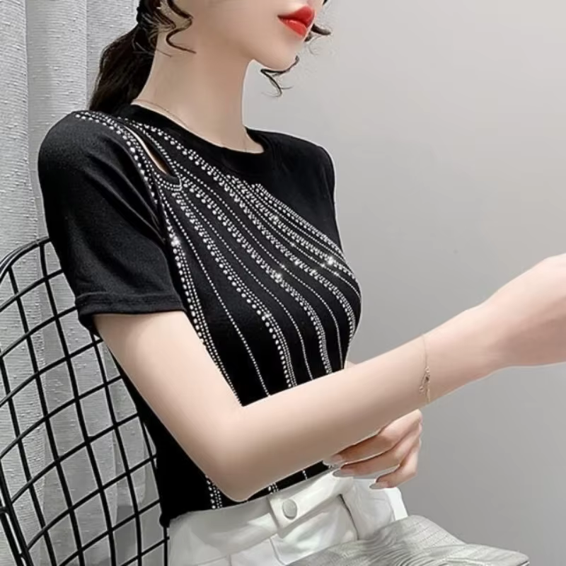 T-shirt à manches courtes pour femme