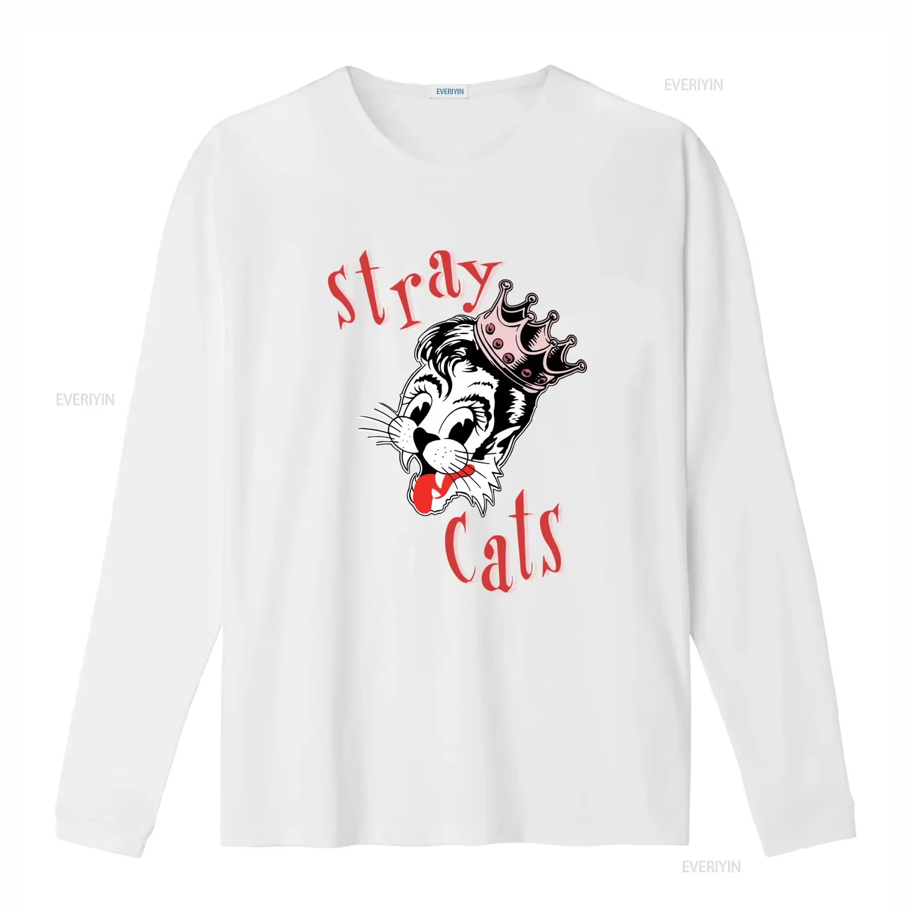 T-shirt vintage en coton Stray Cats Band