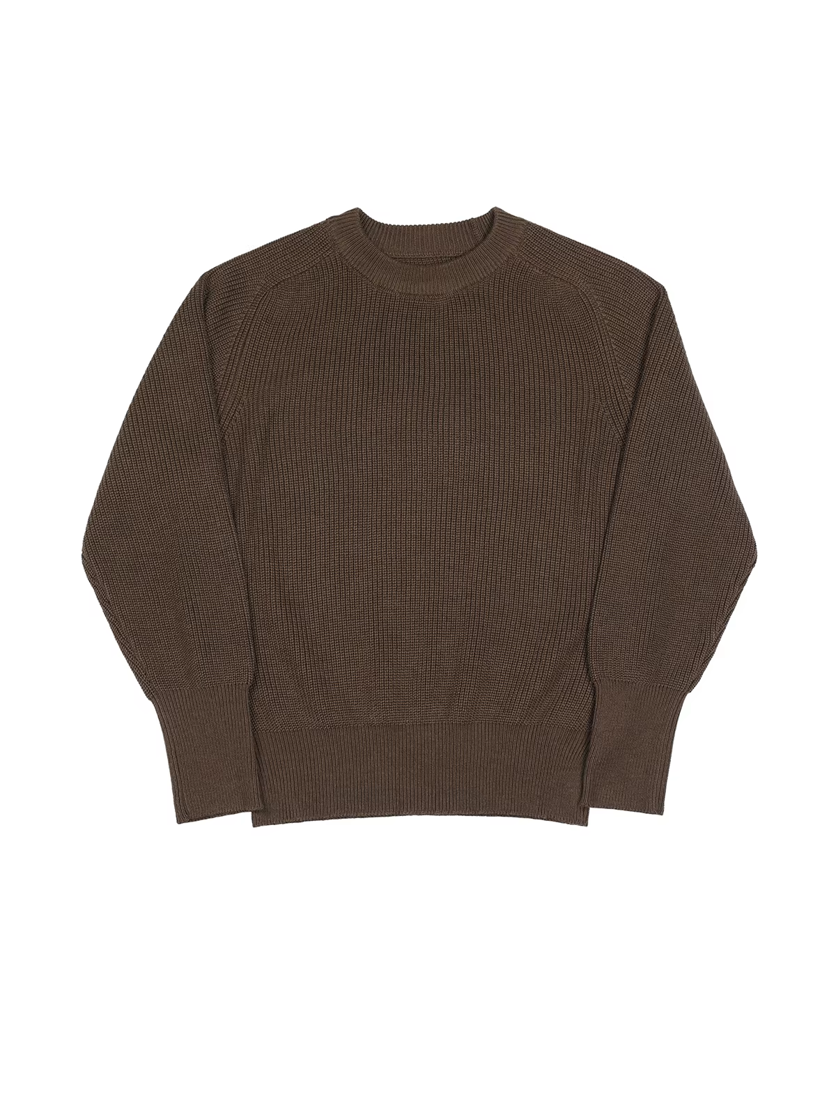 Pull classique à manches Raglan et col rond pour homme