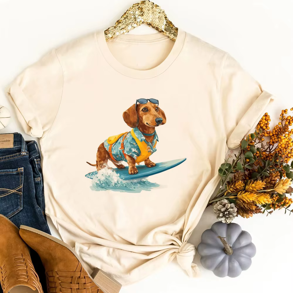 T-shirt Dachshund pour femmes
