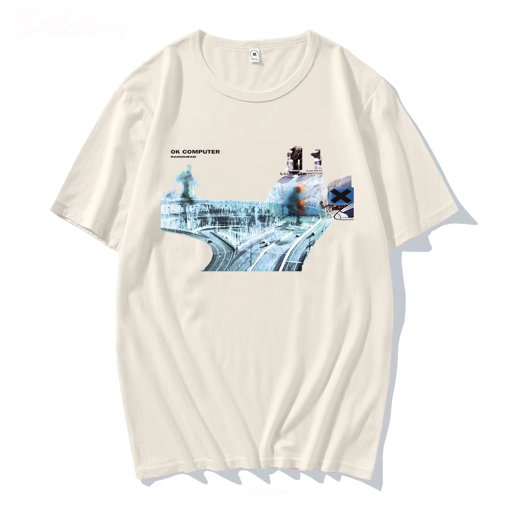 Radiohead-T-shirt Hip Hop pour hommes et femmes