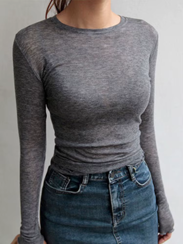 T-shirt à manches longues pour femmes