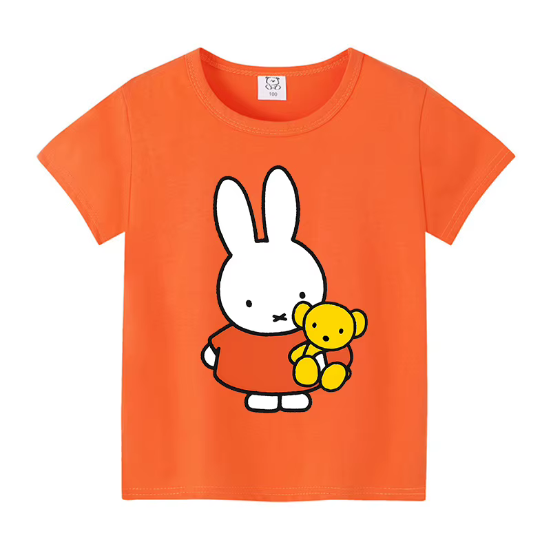 Miffy – T-shirt à col rond pour enfants