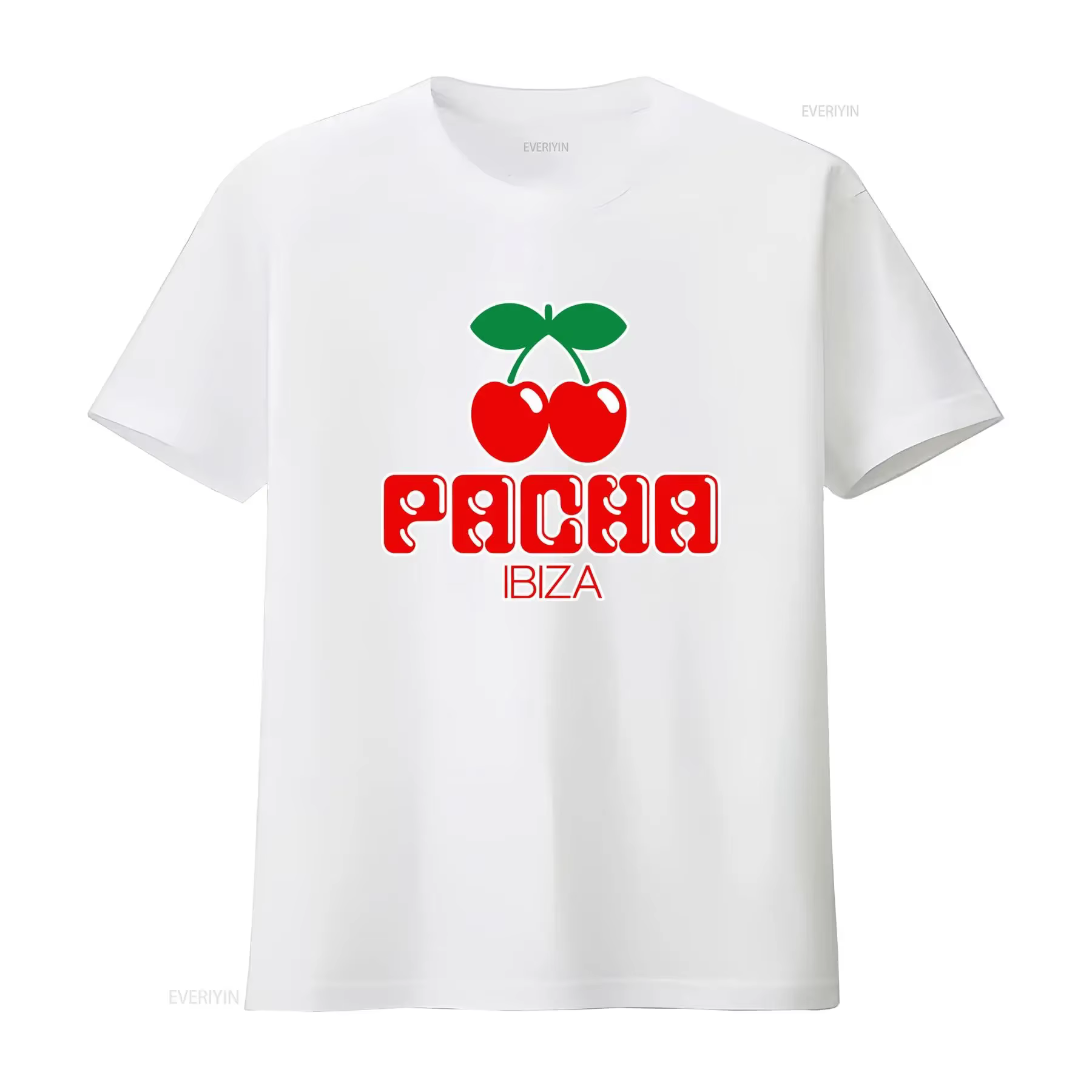 T-shirt Pacha Ibiza Logo Cherry Print pour hommes et femmes