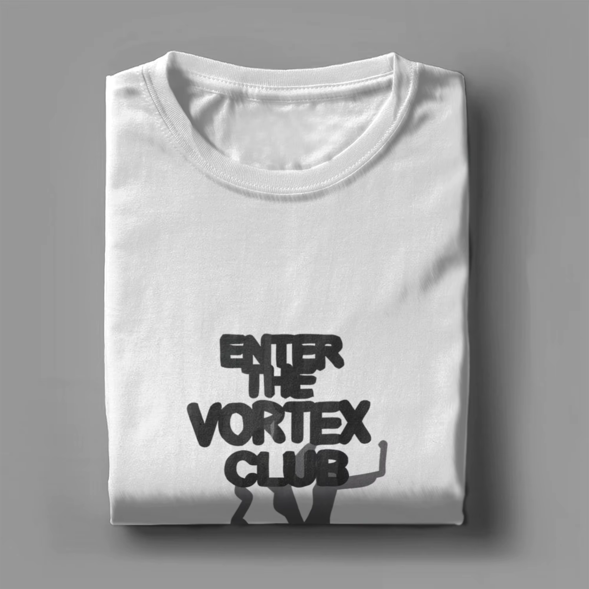 La vie est étrange hommes t-shirt entrer dans le Club Vortex fou