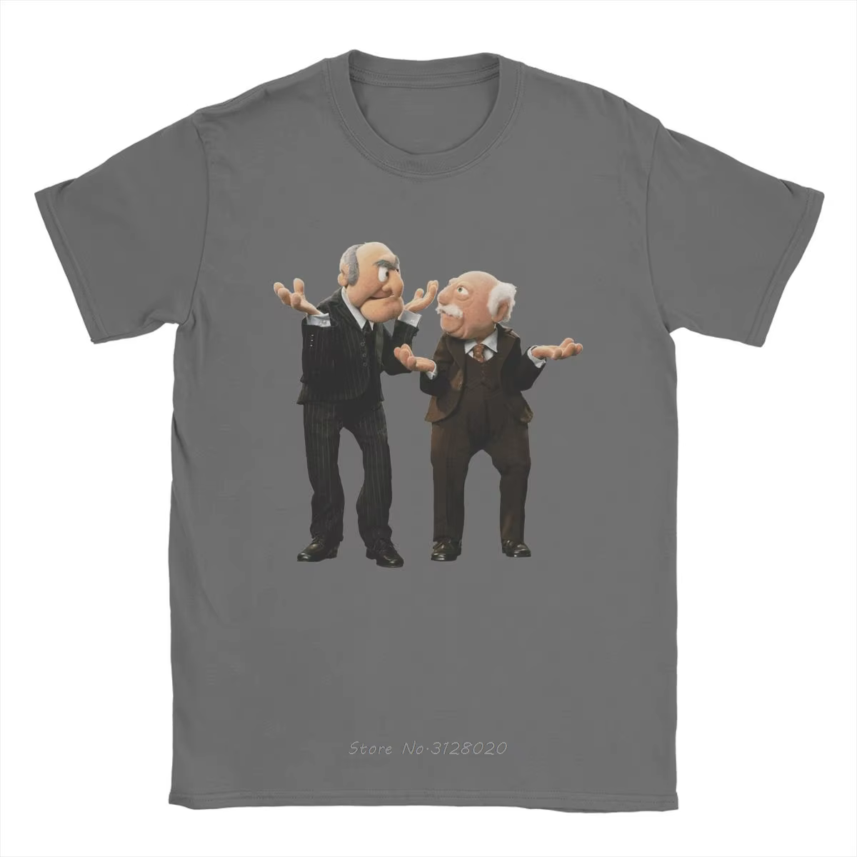 Intensiler and Waldorf-T-Shirt à Manches Courtes et Col Rond pour Homme