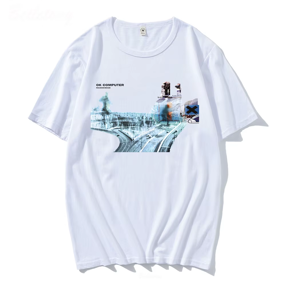 Radiohead-T-shirt Hip Hop pour hommes et femmes