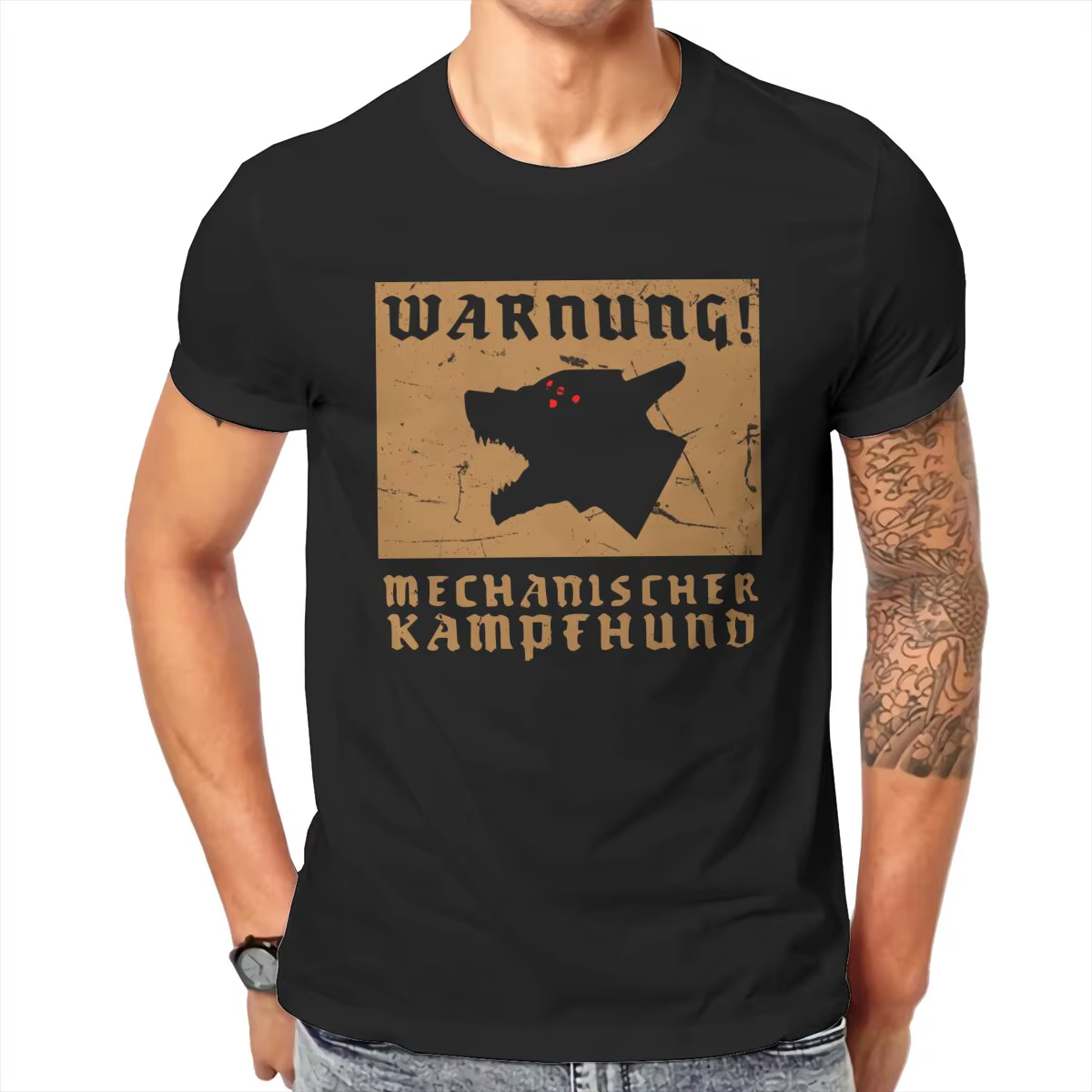 T-shirt unisexe en coton vintage pour hommes