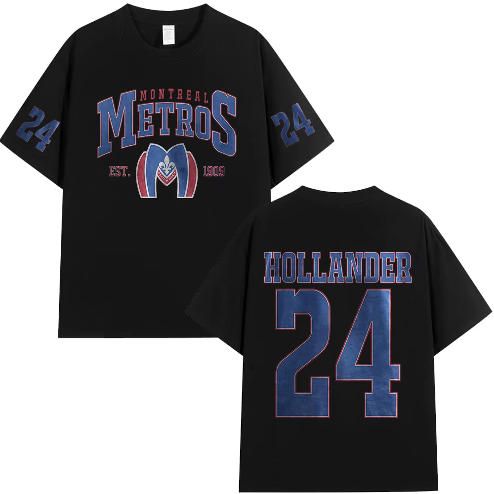 T-shirt Heated Rivalry Shane Hollander 24 Montreal Metros pour hommes et femmes