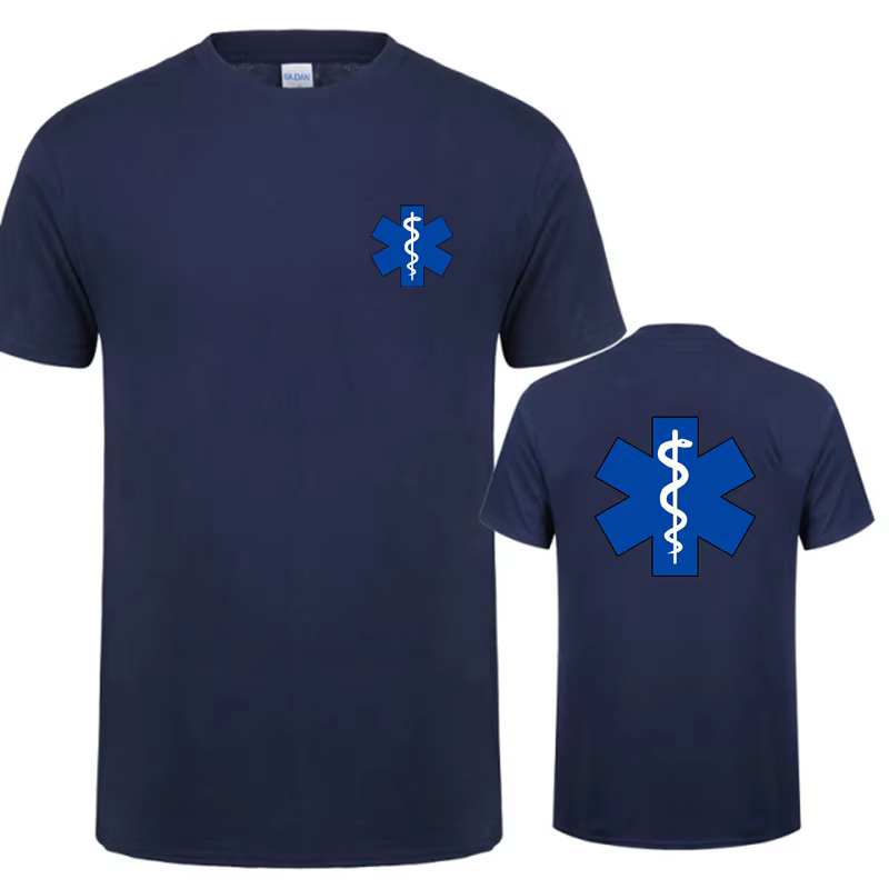 T-Shirt à Manches Courtes et Col Rond pour Homme et Femme