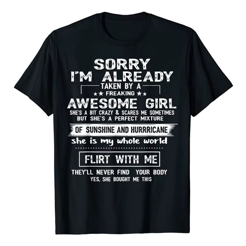 T-Shirt femme, désolé